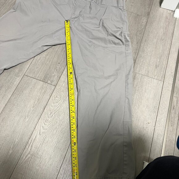 Tommy Hilfiger Mens Tailored Fit Chino Pants Gray 40x30 - Picture 7 of 9